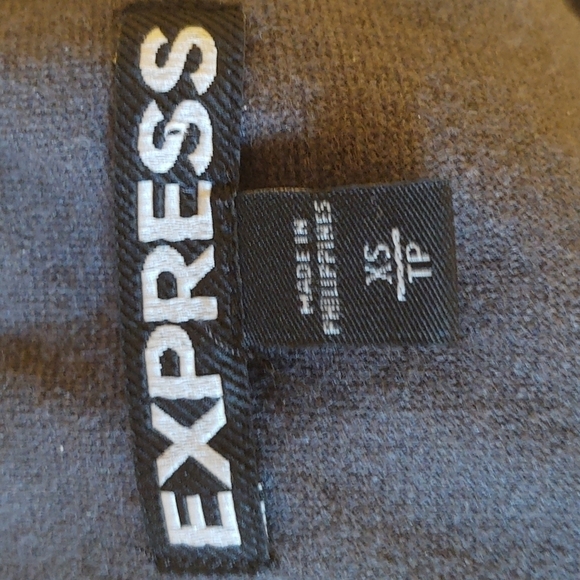 Express Gray Strapless Dress - Picture 6 of 7